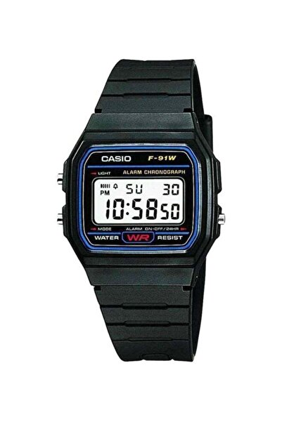 Casio Men's Digital Sports Watch F-91W-1D - 38mm - Black