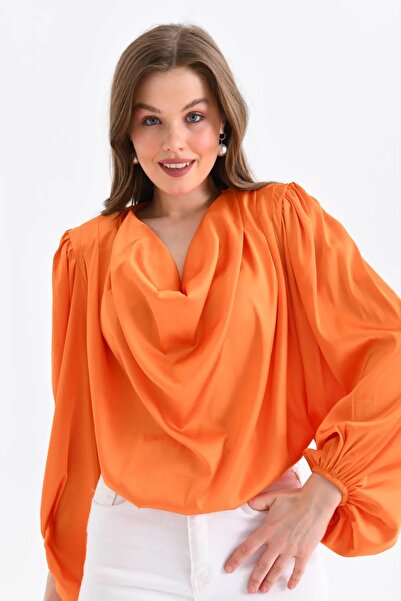 Park Karon Women's Degaje Collar, Padded Shoulders, Sleeves and Sleeves with ...