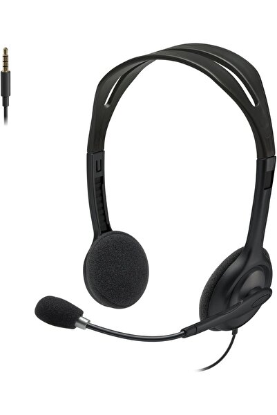 logitech H111 Wired Headset, Stereo Headphones with Noise-Cancelling Micropho...