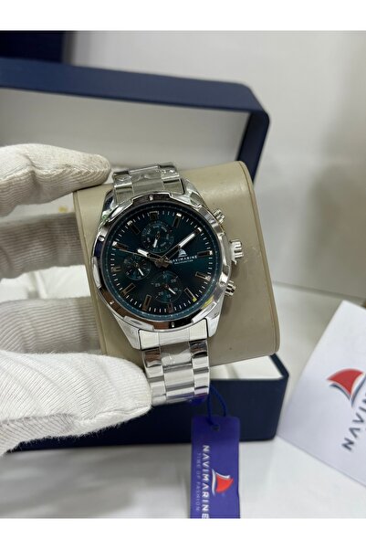 Navimarine Erkek Kol Saati Çelik Kasa Çelik Kordon 2 Yıl Garantili
