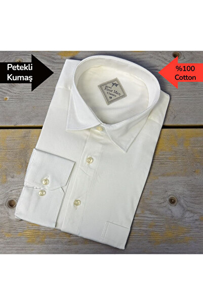 EREN STYLE Cotton Long Sleeve Single Pocket Shirt (Regular Fit)