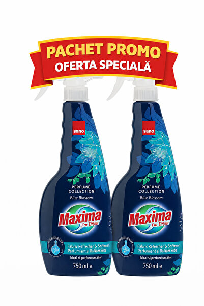 Sano Promo Package 2 x Maxima For Dryer Blue Blossom – Perfume Spray & Fabric...