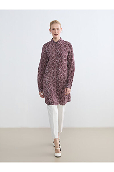 LC Waikiki Rmz Gi̇yi̇m Farkiyla Embroidered Women's Shirt Tunic