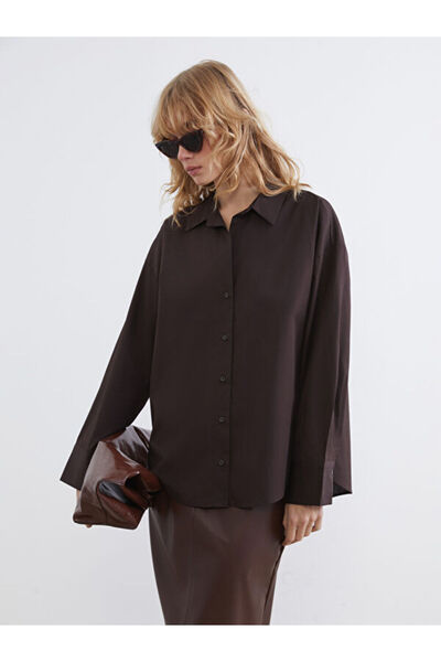 LC Waikiki Sparkling Choices from Shining Store Poplin Women's Shirt