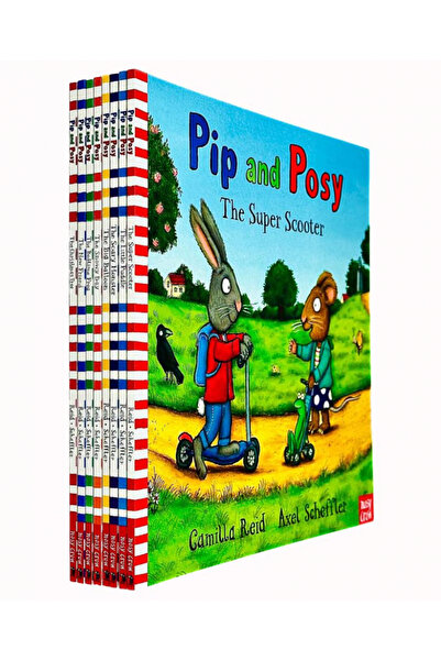 Nosy Crow Set de colecție cărți din seria Pip and Posy 1-8