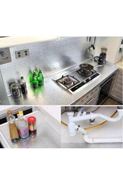 ForWhat Folie de aluminiu adezivă de protecție 2MT pentru blatul de bucătărie...