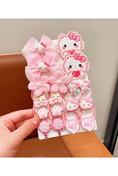 ALLYA MİNİ DRESS 18’li Mine Kaplamalı Hello Kitty ve Fiyonk Figürlü Karışık R...