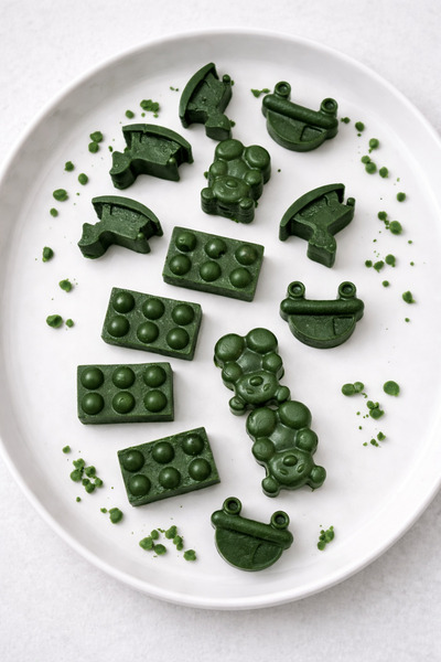 JENNEBELLA Yeşil Granül Mum Boyası 15 gr– Eğlenceli Figürlü El Yapımı Mum Seti