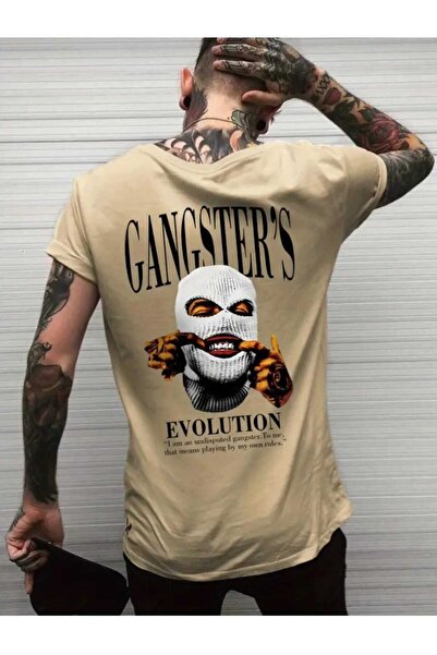 Lario Street Style Printed Oversize Women'S/Men's Unisex Crew Neck Tshirt