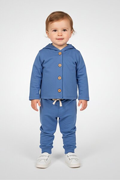 Mother's Promise Toddlers Girl 3 Pcs Allover PrintHoodie With T-shirt And Leg...