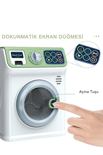 Zümrütoyuncakstore Touch Screen Toy Washing Machine Educational Toy