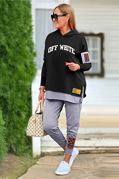 AsrymShop Lightweight cotton lycra tracksuit, sporty, brick gray