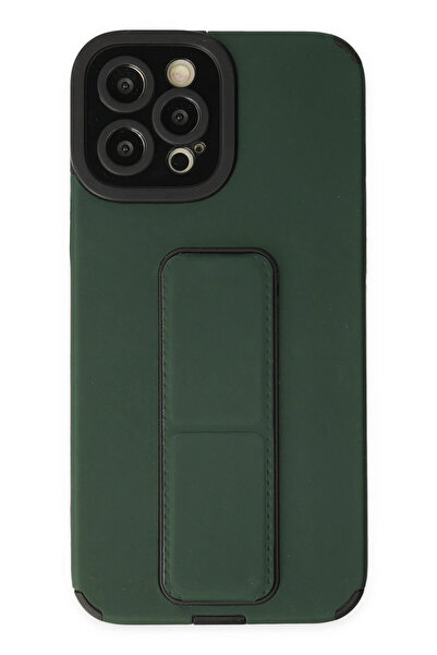 Twin Store Mey Import ®   iPhone 12 Case Mega Stand Silicone - Green