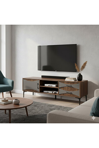 Generic "Urban" Wooden Plasma TV Stand – 140 cm Modern & Sleek Design