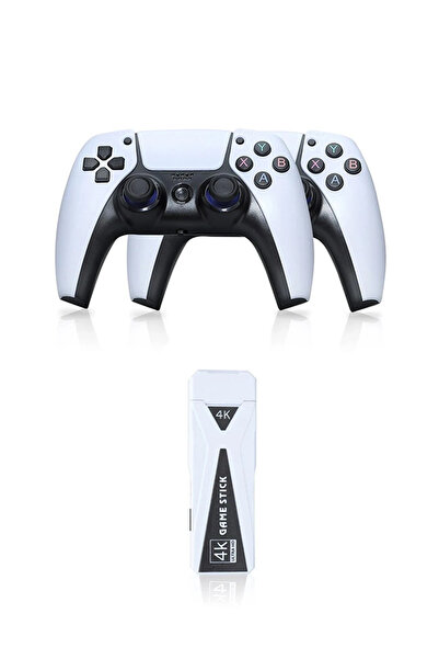İsmiyle Al znv Mey İthalat® Y5 64GB Android Dual Pad 4K Game Stick - Beyaz zn...