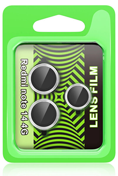 Twin Store مي للواردات ®   عدسة كاميرا ريدمي نوت 14 4G ريز ميتال - فضي