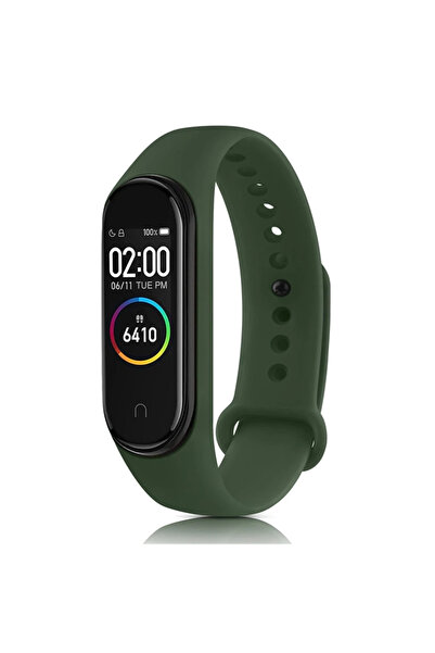 Twin Store مي للواردات ®   حزام Mi Band 7 الكلاسيكي - أخضر كاكي