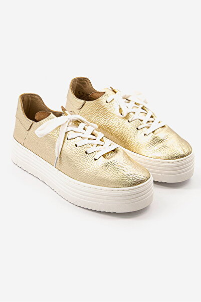 Sam Edelman Women Lace Up Pippy Casual Shoes, Gold and White