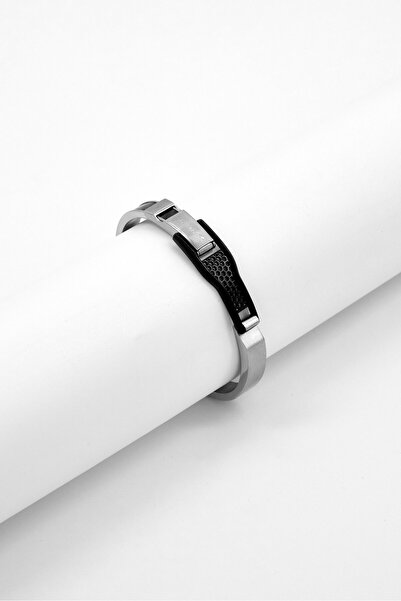 McLaren Men Agility Stainless Steel Bracelet, Sliver