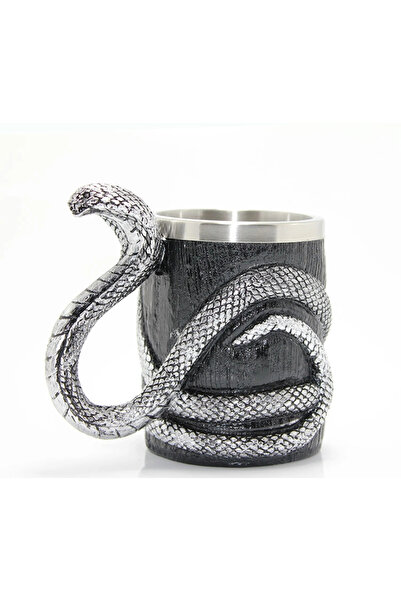 TTT Stainless Steel Snake Design Mug Cup