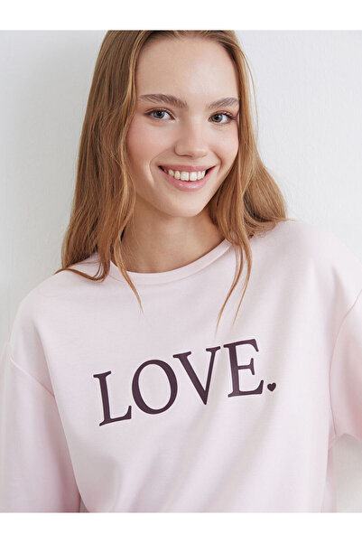 LC Waikiki Γυναικείο μπλουζάκι με στάμπα κειμένου "Shining Choices" από το Sh...