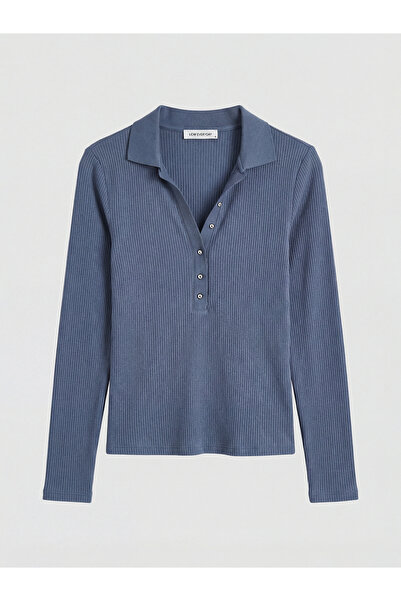 LC Waikiki ΝΕΑ ΣΕΖΟΝΑ Από την GÜLİS GİYİM: Γυναικείο κορμάκι Indigo με λαιμόκ...