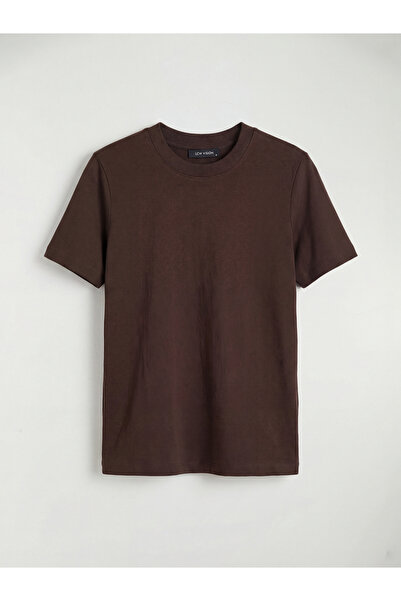 LC Waikiki Brown Crew Neck Women's T-Shirt