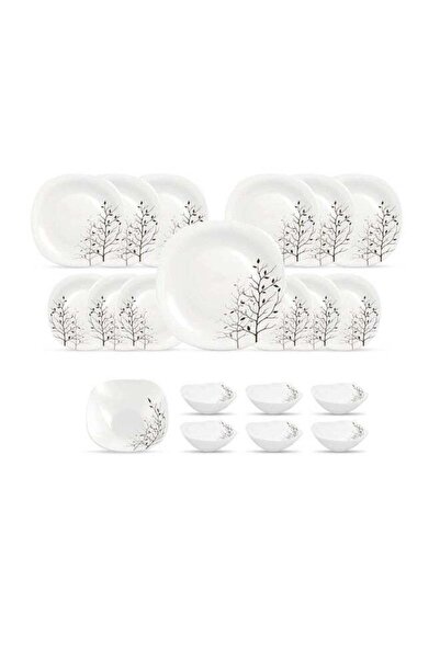 La Opala AUTUMNAL 20 Pcs Dinner Set – Microwave & Dishwasher Safe Plates