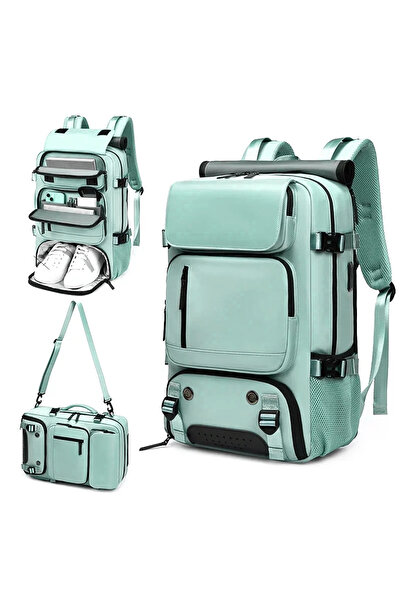 CRACOS Cracos® Multifunctional Backpack, turquoise, 46x30x16 cm, 40L, waterpr...