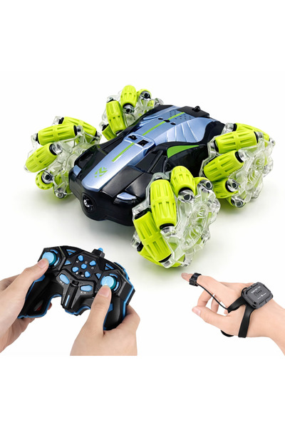 Generic سيارة الاستعراضات الذكية 4WD - تحكم يدوي وبالإيماءات، دوران 360 درجة ...