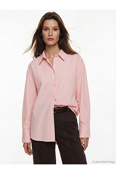 LC Waikiki Pink Women's Shirt Tunic