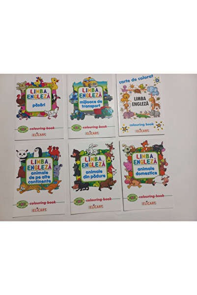 Editura Elicart Set of 6 books learning English