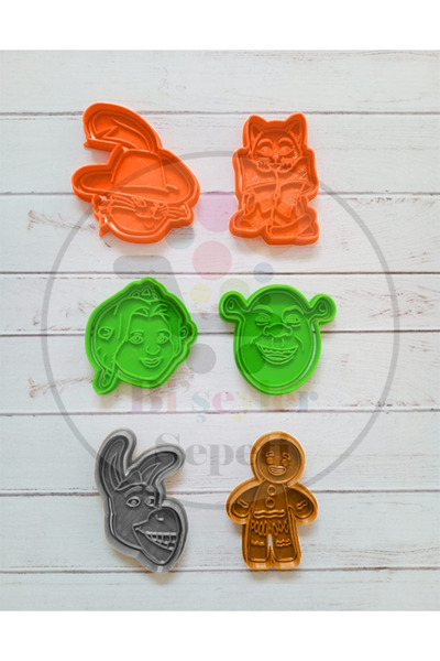 Bi'şeyler Sepeti قالب كعك شريك - قطاعة بسكويت بـ 6 أشكال 12 قطعة