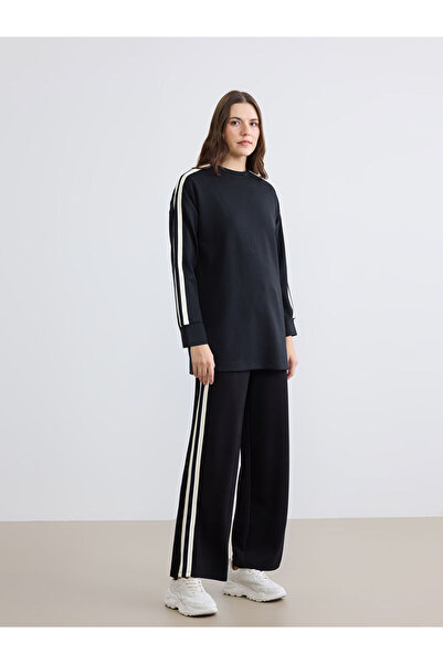 LC Waikiki Rmz Gi̇yi̇m Farkiyla Soft Touch Women's Sweatpants with Waist Cord