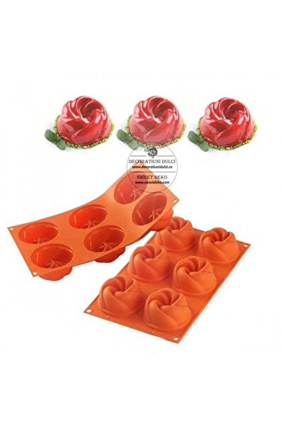 Decoratiuni Dulci Monoportii 6 spirale, SF158 Silikomart