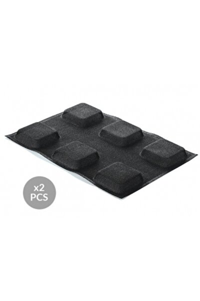 Decoratiuni Dulci Planse copt 8 tarte patrate, air plus 19 Silikomart, (2buc/...