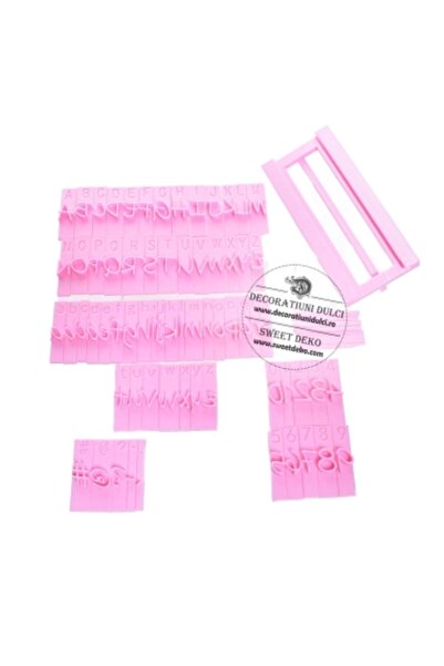 Decoratiuni Dulci Presa litere mari, mici si cifre | шрифт SweetLoop Script