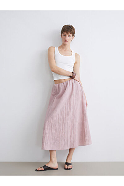 LC Waikiki I Beli Corded Textured A-Line Skirt from Freezen Store