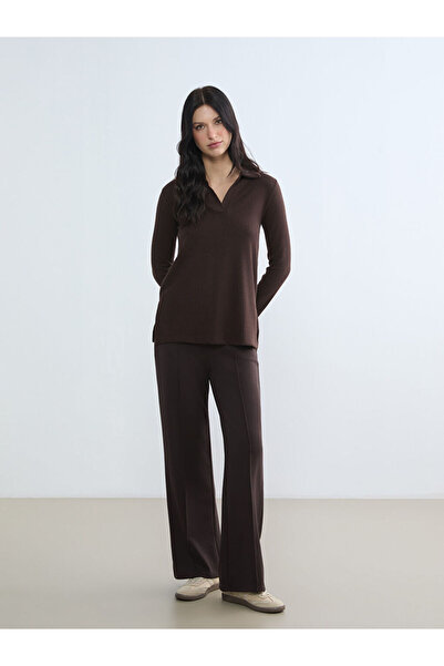 LC Waikiki بنطلون رياضي نسائي ناعم الملمس مع حزام خصر من UZG STORE