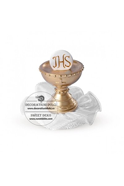 Decoratiuni Dulci First Communion Chalice Topper, Catholic