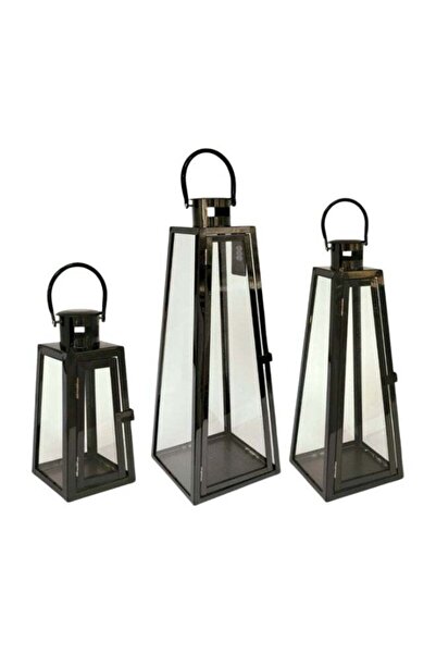 AZOZ MERCHLY Elegant Ramadan Decorative Lantern Set of 3