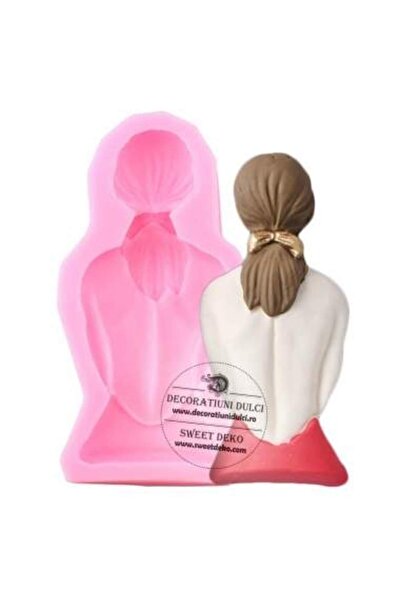 Decoratiuni Dulci Silicone mold, female silhouettes