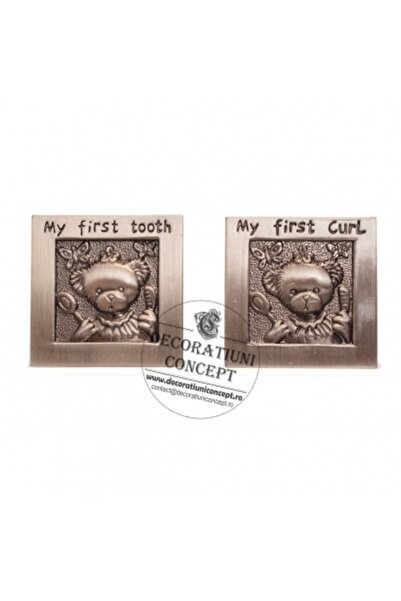 Decoratiuni Dulci Cutiute antimoniu cu ursulet, primul dintisor si primul car...