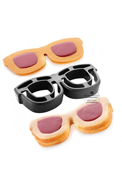 Decoratiuni Dulci Glasses cutter - lunettes - Silikomart