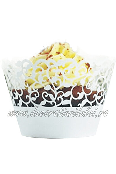 Decoratiuni Dulci Инвелитори дантелате бели