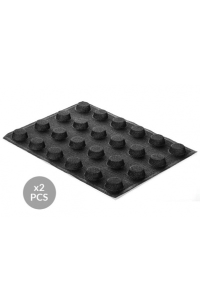 Decoratiuni Dulci Baking sheets 24 round tarts, air plus 15 Silikomart, (2pcs...