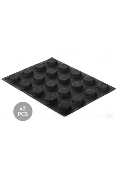 Decoratiuni Dulci Planse copt 20 tarte rotunde, air plus 16 Silikomart, (2buc...