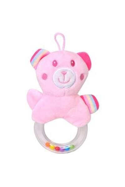 OEM Pink Plush Rattle 16 cm