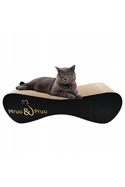 Mruu&Pruu Large scratching post for black cats MIMI | 70x23x24 cm |