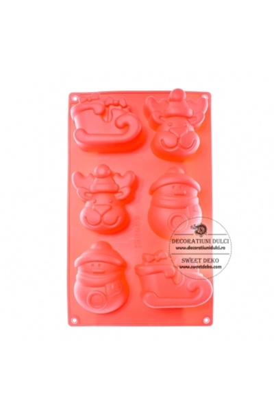 Decoratiuni Dulci Baked snowman, reindeer, sleigh shape